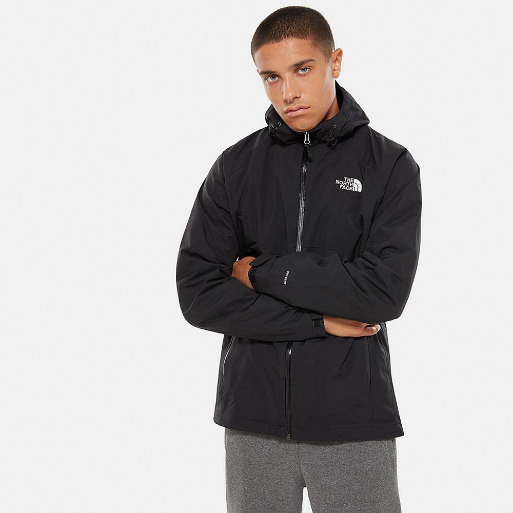 The North Face Stratos Hooded Ανδρικα Ελαφρύ Μπουφάν - Μαυρα (SVJT67204)